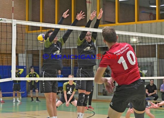 Volleyball Herren Verbandsliga SG Sinsheim/Waibstadt/Helmstadt gegen SSC Karlsruhe 3 22.10.2017 (© Siegfried Lörz)