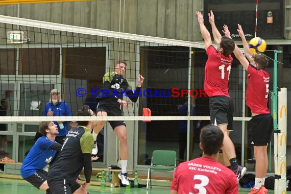 Volleyball Herren Verbandsliga SG Sinsheim/Waibstadt/Helmstadt gegen SSC Karlsruhe 3 22.10.2017 (© Siegfried Lörz)