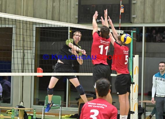 Volleyball Herren Verbandsliga SG Sinsheim/Waibstadt/Helmstadt gegen SSC Karlsruhe 3 22.10.2017 (© Siegfried Lörz)