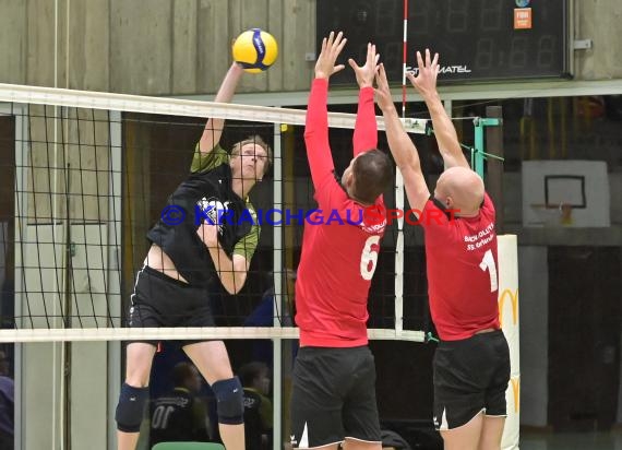 Volleyball Herren Verbandsliga SG Sinsheim/Waibstadt/Helmstadt gegen SSC Karlsruhe 3 22.10.2017 (© Siegfried Lörz)