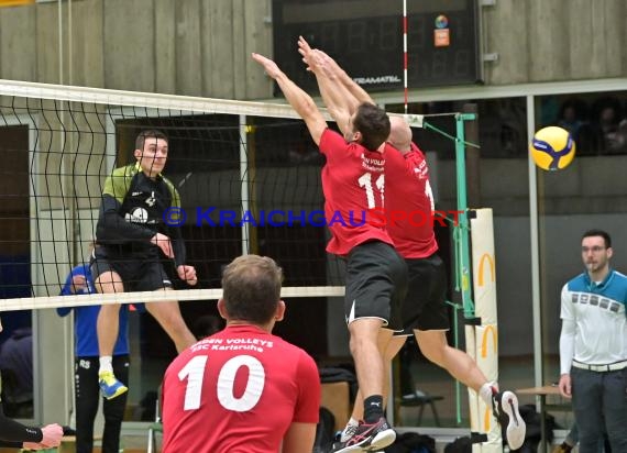 Volleyball Herren Verbandsliga SG Sinsheim/Waibstadt/Helmstadt gegen SSC Karlsruhe 3 22.10.2017 (© Siegfried Lörz)