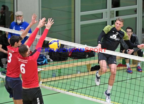 Volleyball Herren Verbandsliga SG Sinsheim/Waibstadt/Helmstadt gegen SSC Karlsruhe 3 22.10.2017 (© Siegfried Lörz)