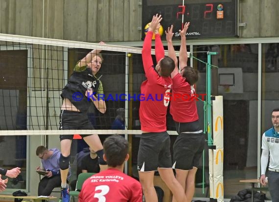 Volleyball Herren Verbandsliga SG Sinsheim/Waibstadt/Helmstadt gegen SSC Karlsruhe 3 22.10.2017 (© Siegfried Lörz)