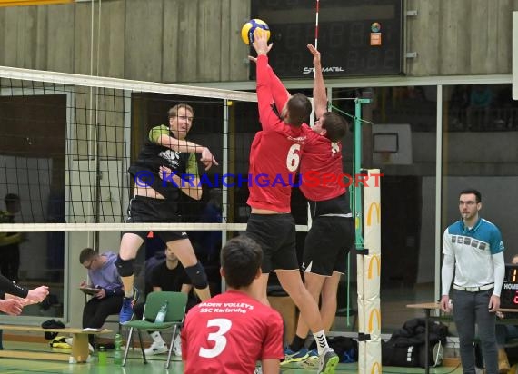 Volleyball Herren Verbandsliga SG Sinsheim/Waibstadt/Helmstadt gegen SSC Karlsruhe 3 22.10.2017 (© Siegfried Lörz)