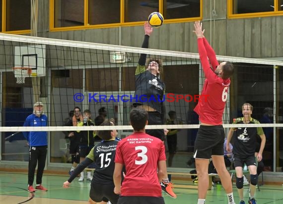 Volleyball Herren Verbandsliga SG Sinsheim/Waibstadt/Helmstadt gegen SSC Karlsruhe 3 22.10.2017 (© Siegfried Lörz)