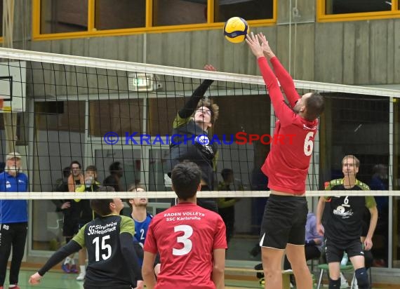 Volleyball Herren Verbandsliga SG Sinsheim/Waibstadt/Helmstadt gegen SSC Karlsruhe 3 22.10.2017 (© Siegfried Lörz)