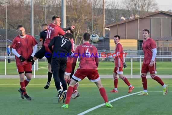 Kreisklasse A Sinsheim 21/22 FC Weiler vs TSV Kürnbach  (© Siegfried Lörz)