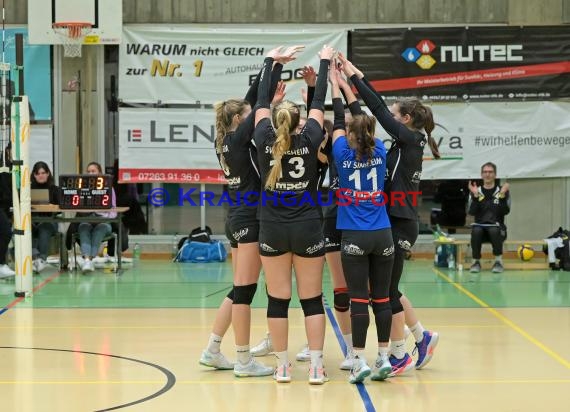 2022/23 Volleyball Damen 3. Liga Süd SV Sinsheim vs SSC Bad Vilbel (© Siegfried Lörz)