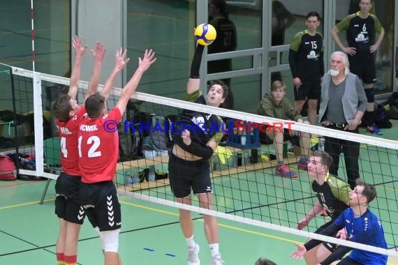 2022/23 Volleyball Herren Oberliga SG Helmstadt/Sinsheim vs VC Weil (© Siegfried Lörz)