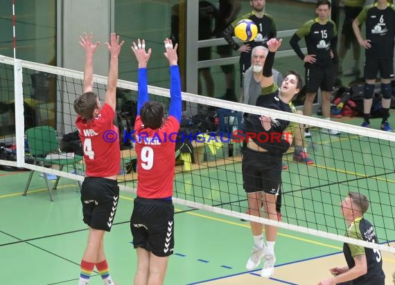 2022/23 Volleyball Herren Oberliga SG Helmstadt/Sinsheim vs VC Weil (© Siegfried Lörz)