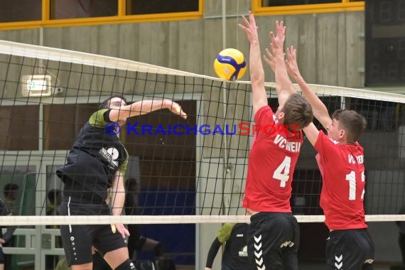 2022/23 Volleyball Herren Oberliga SG Helmstadt/Sinsheim vs VC Weil (© Siegfried Lörz)