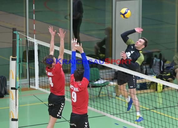 2022/23 Volleyball Herren Oberliga SG Helmstadt/Sinsheim vs VC Weil (© Siegfried Lörz)