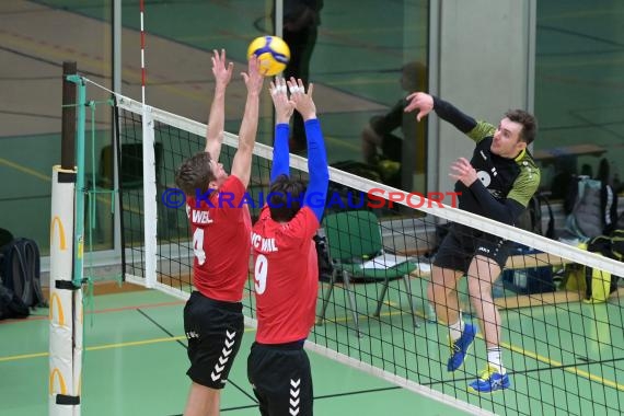 2022/23 Volleyball Herren Oberliga SG Helmstadt/Sinsheim vs VC Weil (© Siegfried Lörz)