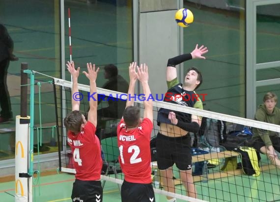 2022/23 Volleyball Herren Oberliga SG Helmstadt/Sinsheim vs VC Weil (© Siegfried Lörz)