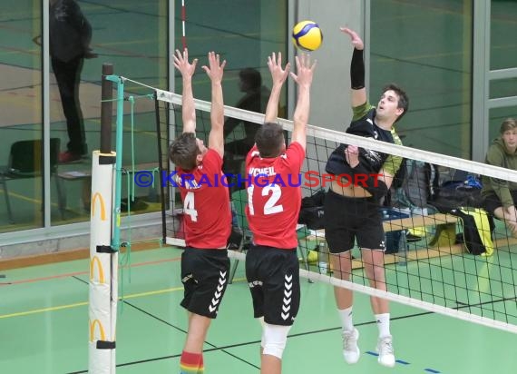 2022/23 Volleyball Herren Oberliga SG Helmstadt/Sinsheim vs VC Weil (© Siegfried Lörz)