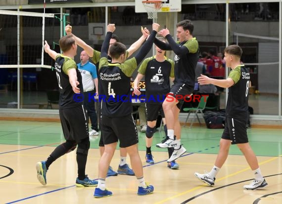 2022/23 Volleyball Herren Oberliga SG Helmstadt/Sinsheim vs VC Weil (© Siegfried Lörz)