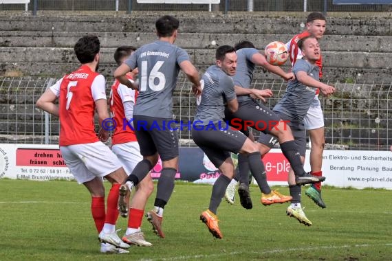 Saison 22/23 Verbandsliga Baden VfB Eppingen vs VfR Gommersdorf (© Siegfried Lörz)