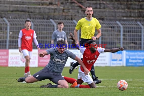 Saison 22/23 Verbandsliga Baden VfB Eppingen vs VfR Gommersdorf (© Siegfried Lörz)