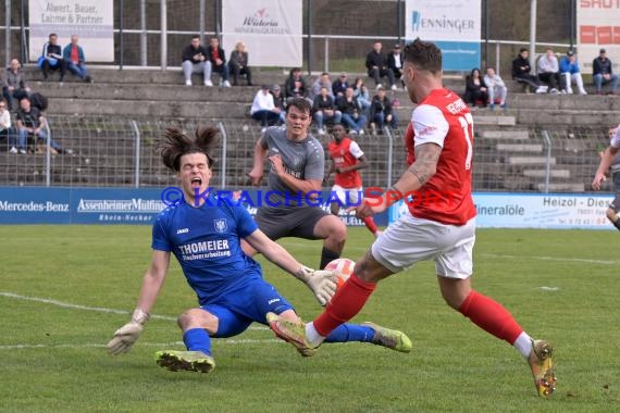 Saison 22/23 Verbandsliga Baden VfB Eppingen vs VfR Gommersdorf (© Siegfried Lörz)