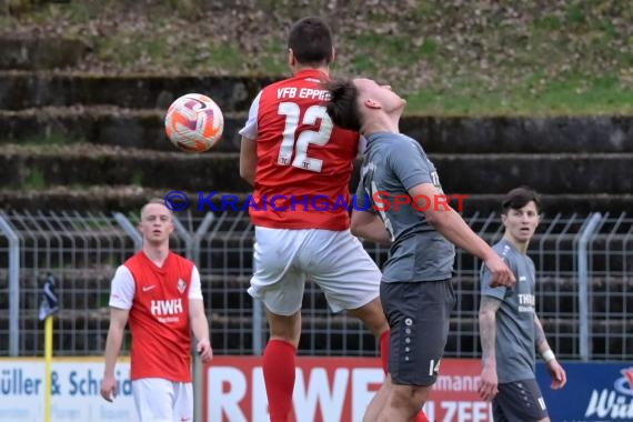 Saison 22/23 Verbandsliga Baden VfB Eppingen vs VfR Gommersdorf (© Siegfried Lörz)