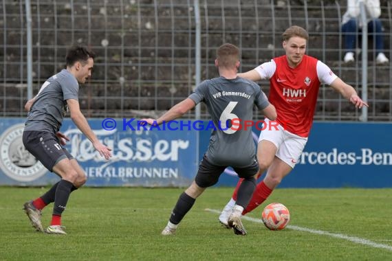 Saison 22/23 Verbandsliga Baden VfB Eppingen vs VfR Gommersdorf (© Siegfried Lörz)