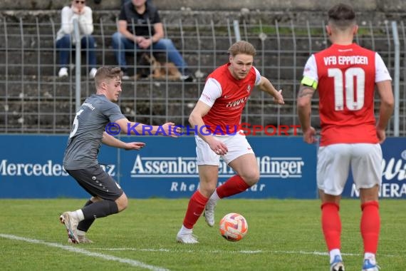 Saison 22/23 Verbandsliga Baden VfB Eppingen vs VfR Gommersdorf (© Siegfried Lörz)