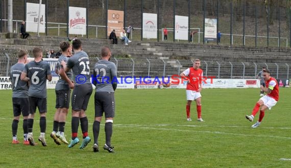 Saison 22/23 Verbandsliga Baden VfB Eppingen vs VfR Gommersdorf (© Siegfried Lörz)