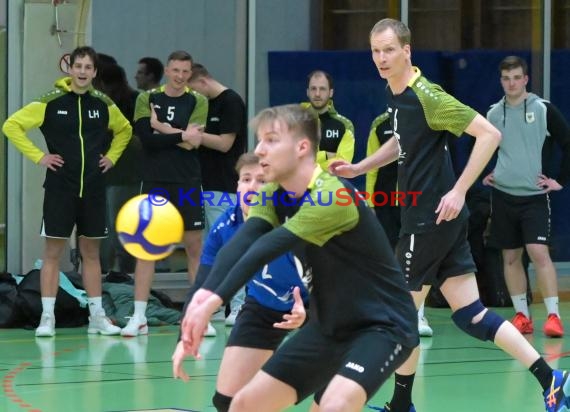 2022/23 Volleyball Herren Oberliga SG Helmstadt/Sinsheim vs VC Weil (© Siegfried Lörz)