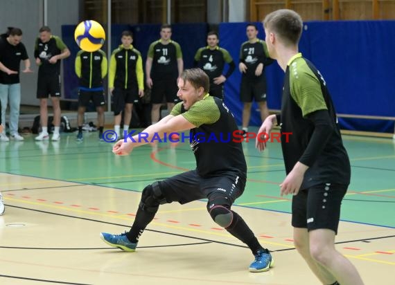 2022/23 Volleyball Herren Oberliga SG Helmstadt/Sinsheim vs VC Weil (© Siegfried Lörz)