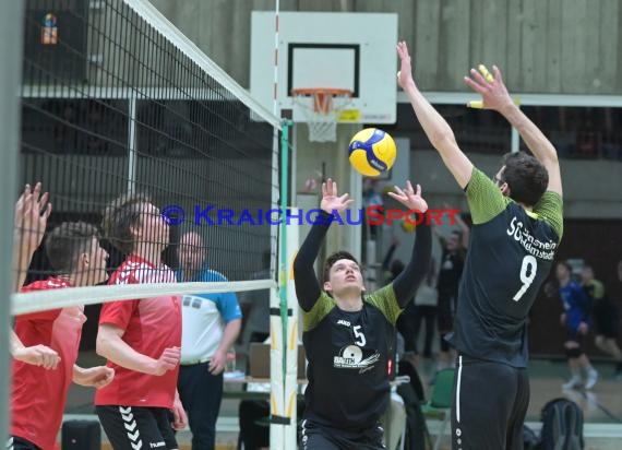 2022/23 Volleyball Herren Oberliga SG Helmstadt/Sinsheim vs VC Weil (© Siegfried Lörz)