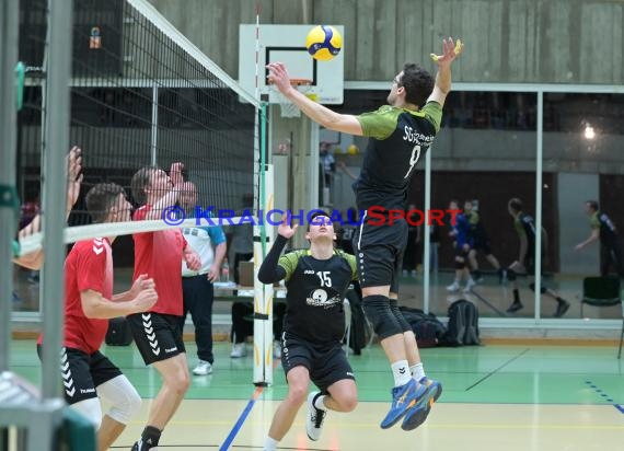 2022/23 Volleyball Herren Oberliga SG Helmstadt/Sinsheim vs VC Weil (© Siegfried Lörz)