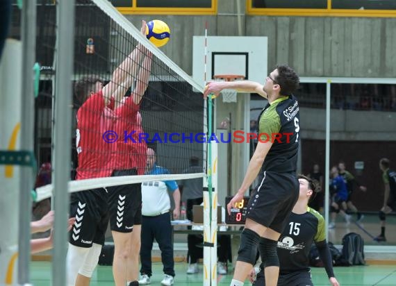 2022/23 Volleyball Herren Oberliga SG Helmstadt/Sinsheim vs VC Weil (© Siegfried Lörz)