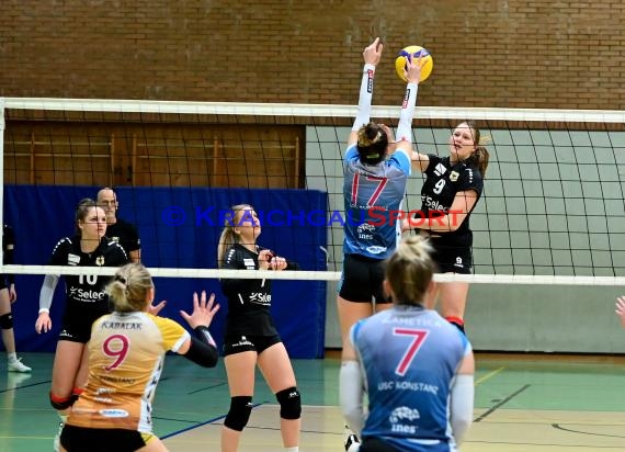 2022/23 Volleyball Damen 3. Liga Süd SV Sinsheim vs USC Konstanz (© Siegfried Lörz)