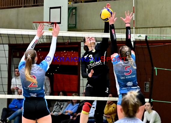 2022/23 Volleyball Damen 3. Liga Süd SV Sinsheim vs USC Konstanz (© Siegfried Lörz)