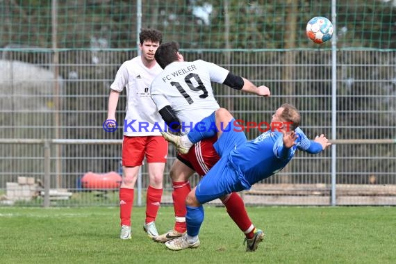 Kreisklasse A Sinsheim 22/23 FC Weiler vs TSV Zaisenhausen (© Siegfried Lörz)