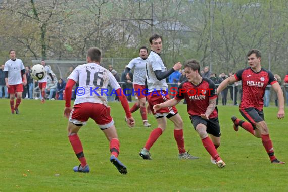 Kreisklasse-A-Sinsheim-22/23-FC-Weiler-vs-SV-Hilsbach (© Siegfried Lörz)