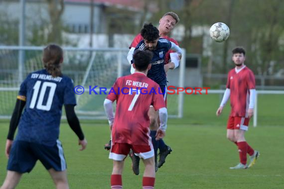 Kreisklasse-A-Sinsheim-22/23-TSV-Helmstadt-2-vs-FC-Weiler (© Siegfried Lörz)