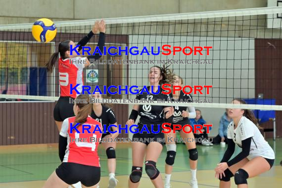 Volleyball-Damen-Verbandsliga-Nordbaden-Sinsheim-vs-TV-Bretten-2--Saison-2023/24 (© Siegfried Lörz)