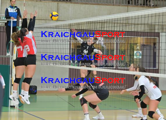 Volleyball-Damen-Verbandsliga-Nordbaden-Sinsheim-vs-TV-Bretten-2--Saison-2023/24 (© Siegfried Lörz)