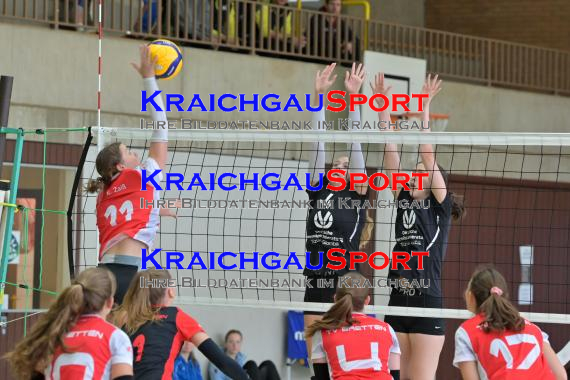 Volleyball-Damen-Verbandsliga-Nordbaden-Sinsheim-vs-TV-Bretten-2--Saison-2023/24 (© Siegfried Lörz)