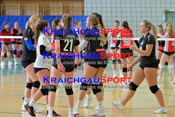 Volleyball-Damen-Verbandsliga-Nordbaden-Sinsheim-vs-TV-Bretten-2--Saison-2023/24 (© Siegfried Lörz)