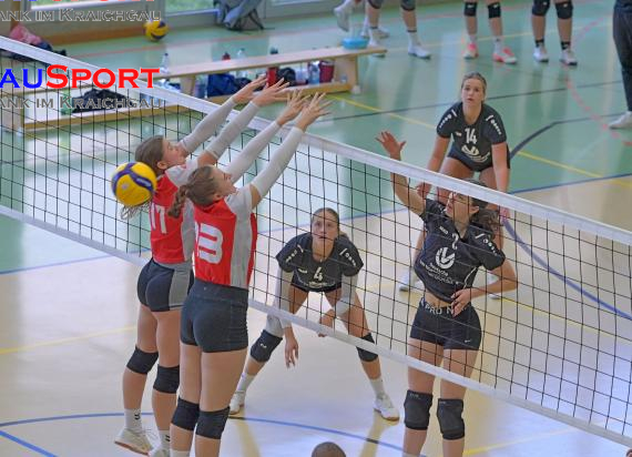 Volleyball-Damen-Verbandsliga-Nordbaden-Sinsheim-vs-TV-Bretten-2--Saison-2023/24 (© Siegfried Lörz)