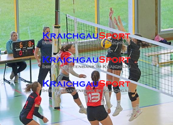 Volleyball-Damen-Verbandsliga-Nordbaden-Sinsheim-vs-TV-Bretten-2--Saison-2023/24 (© Siegfried Lörz)