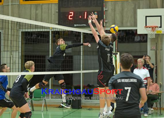 Volleyball-Oberliga-Baden-SG-Sinsheim/Helmstadt-vs-SG-Heidelberg-3 (© Siegfried Lörz)