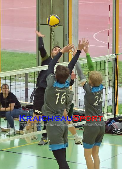 Volleyball-Oberliga-SG-Sinsheim/Helmstadt-vs-VSG-Kleinsteinbach (© Siegfried Lörz)