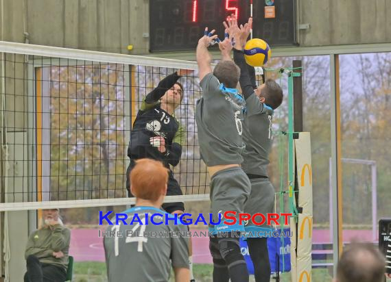 Volleyball-Oberliga-SG-Sinsheim/Helmstadt-vs-VSG-Kleinsteinbach (© Siegfried Lörz)