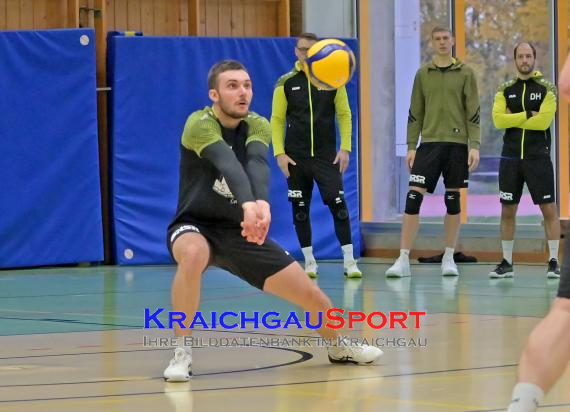 Volleyball-Oberliga-SG-Sinsheim/Helmstadt-vs-VSG-Kleinsteinbach (© Siegfried Lörz)