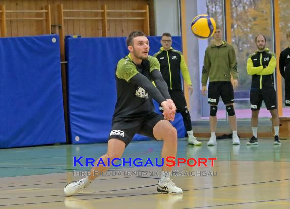 Volleyball-Oberliga-SG-Sinsheim/Helmstadt-vs-VSG-Kleinsteinbach (© Siegfried Lörz)