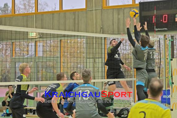 Volleyball-Oberliga-SG-Sinsheim/Helmstadt-vs-VSG-Kleinsteinbach (© Siegfried Lörz)