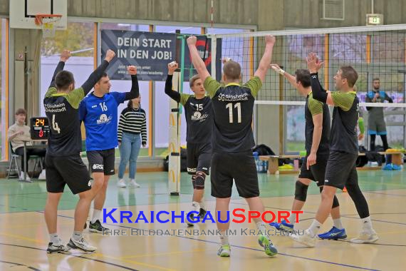 Volleyball-Oberliga-SG-Sinsheim/Helmstadt-vs-VSG-Kleinsteinbach (© Siegfried Lörz)